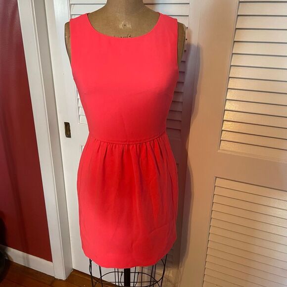 J CREW | pink midi dress 00 - Picture 1 of 7